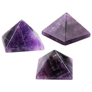 Mookaitedecor Amethyst Healing Crystal Set for Chakra Balance