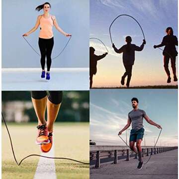 Adjustable Jump Rope for Cardio and Fitness Training