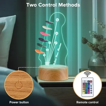 Colorful Light Up Guitar Pick Holder Display Rack