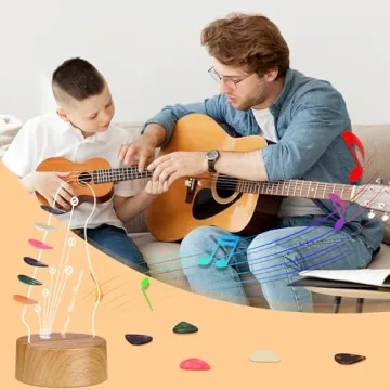 Colorful Light Up Guitar Pick Holder Display Rack