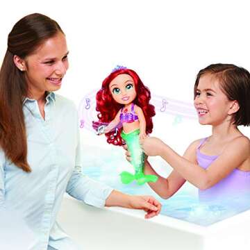 Disney Princess Ariel Doll Sing & Sparkle - Light-up with 2 Songs & Over 20 Phrases! 14 Inches Tall