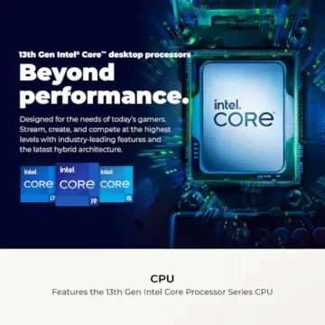 CyberPowerPC Gamer Xtreme VR Gaming PC, Intel Core i5-13400F 2.5GHz, GeForce RTX 5060 8GB, 16GB DDR5, 1TB PCIe 4.0 SSD, WiFi Ready & Windows 11 Home (GXiVR8060A40)