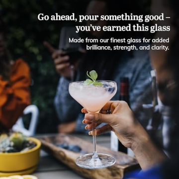 Libbey Signature Coupe Glasses Set for Timeless Elegance