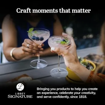 Libbey Signature Coupe Glasses Set for Timeless Elegance