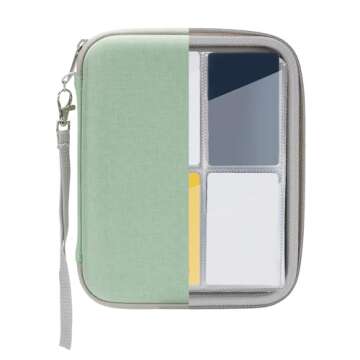 Jeachan Card Case for Yoto Cards - Soft Portable Card Binder with 80 Pockets