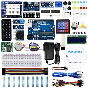REXQualis Super Starter Kit for Arduino UNO R3 with Tutorial and Components