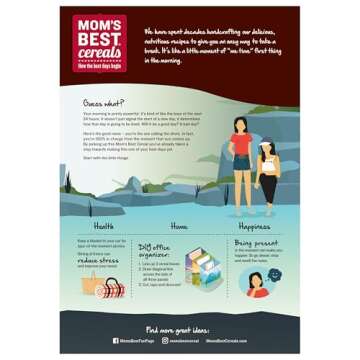 Mom's Best Blueberry Wheatfuls Shredded Wheat Cereal, Made with Whole Grain, No Artificial Flavors or Preservatives, 22 OZ Box