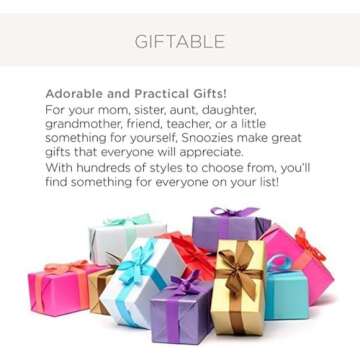 Snoozies Womens Pairables - Funny Slippers for Women - Womens Slippers - House Slippers - Peek-A-Boo - Blue - 2020 Version - Medium