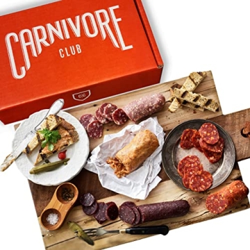 Carnivore Club Gift Box (Gourmet Food Gift) 5 Italian Meats Sampler From Nduja Artisans - Comes in a...