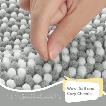 Starryle Soft Chenille Bathroom Rugs Set for All Spaces