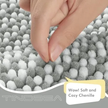 Starryle Soft Chenille Bathroom Rugs Set for All Spaces