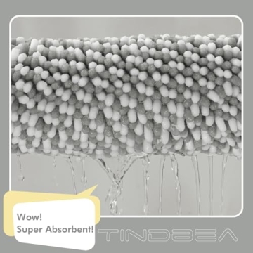 Starryle Soft Chenille Bathroom Rugs Set for All Spaces