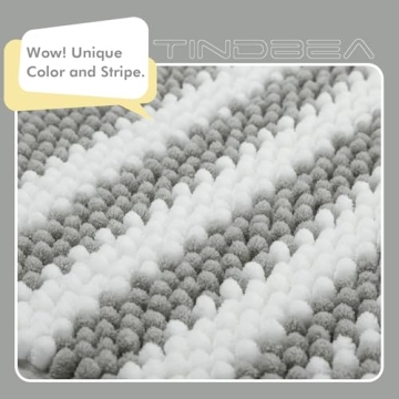 Starryle Soft Chenille Bathroom Rugs Set for All Spaces