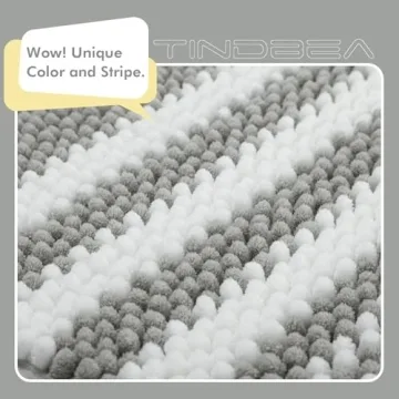 Starryle Soft Chenille Bathroom Rugs Set for All Spaces