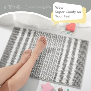 Starryle Soft Chenille Bathroom Rugs Set for All Spaces