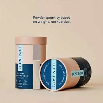 Dose & Co Collagen Protein Powder Chocolate Fudge 20g Protein