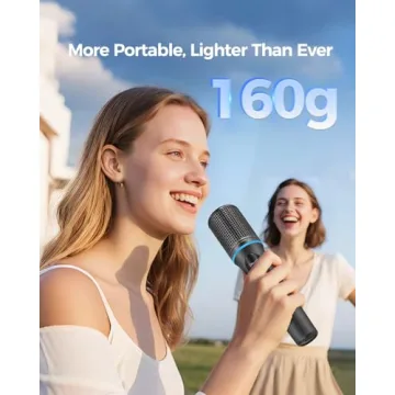 Dynamic Wireless Microphones with Adjustable Volume and RGB Lighting