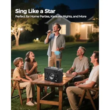 Dynamic Wireless Microphones with Adjustable Volume and RGB Lighting