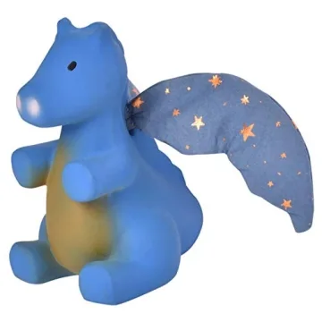 Tikiri Midnight Dragon Rattle - Safe Natural Rubber Toy