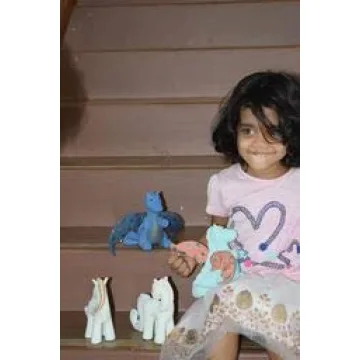 Tikiri Midnight Dragon Rattle - Safe Natural Rubber Toy