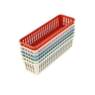 Really Good Stuff Pencil Baskets - Set of 6 - Boho
