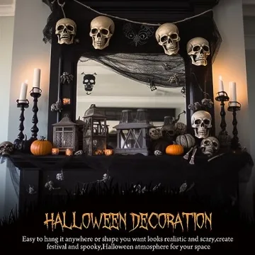 Spooky Halloween Decorations - 6 Pcs Creepy Cloth