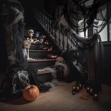 Spooky Halloween Decorations - 6 Pcs Creepy Cloth