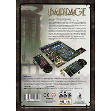 Barrage Board Game | Strategy Game | Worker Placement Game for Adults and Teens | Fun Game for Game ...