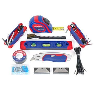 WORKPRO 322-Piece Home Repair Tool Kit Perfect for DIY Enthusiasts