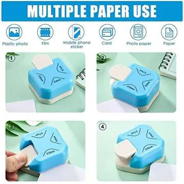 Versatile Corner Punch 3 in 1 for Creative Projects