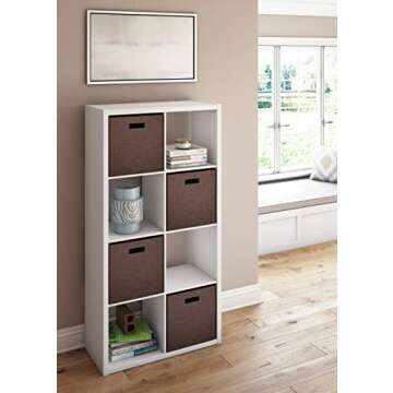 ClosetMaid 8 Cube Storage Shelving Unit, White