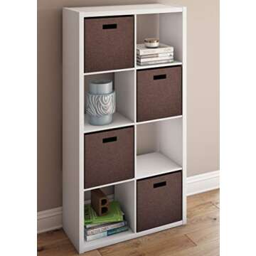 ClosetMaid 8 Cube Storage Shelving Unit, White