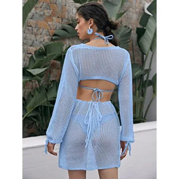 Stylish Crochet Beach Cover Up for Women