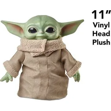 Mattel Star Wars Grogu Plush Toy: 11-Inch Cuddly Character