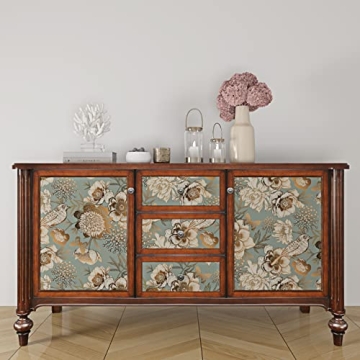 Vintage Gold Floral Wallpaper for Stylish Home Decor