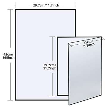 Soonpho 2 pcs Light Reflector Photography Cardboard - Foldable Diffuser Board for Product, Food Shot...