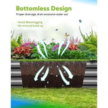 Quictent Galvanized Raised Garden Bed with Crop Cage Plant Protection Net Tent and Shade Cloth Kit Metal Planter Box Bottomless Planting Vegetables Outdoor Backyard Included T Tags Wing Nuts 8x4x1 Ft