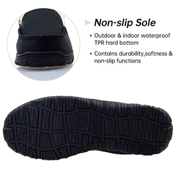 Warm & Breathable Vonair Men's Moccasin Slippers
