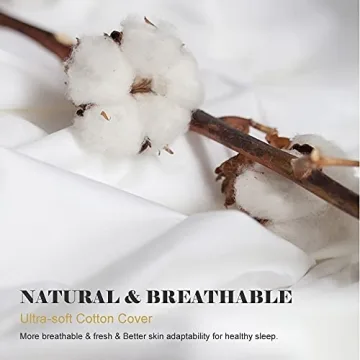 TOPGREEN Organic Cotton Comforter for Year-Round Comfort