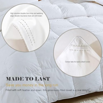 TOPGREEN Organic Cotton Comforter for Year-Round Comfort
