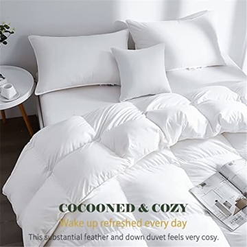 TOPGREEN Organic Cotton Comforter for Year-Round Comfort