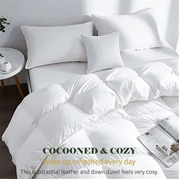 TOPGREEN Organic Cotton Comforter for Year-Round Comfort