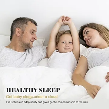 TOPGREEN Organic Cotton Comforter for Year-Round Comfort