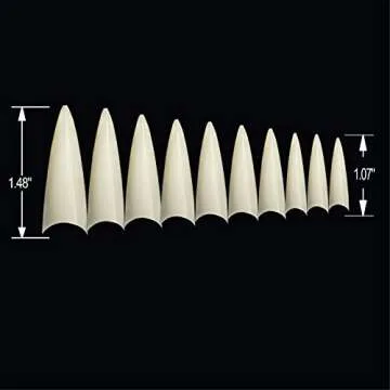 VIVACE Long Stiletto 1000 Tips for All Nail Enthusiasts