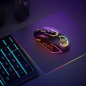 UHURU Wireless Gaming Mouse with 10000 DPI and RGB
