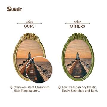 Sunlit Vintage Picture Frame 4x6 Inch Elegant Gold Display