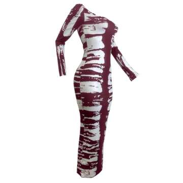 Elegant HQQYOO Bodycon Maxi Dress for Women