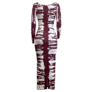 Elegant HQQYOO Bodycon Maxi Dress for Women