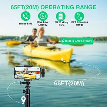 Professional Wireless Lavalier Microphones for All Creators