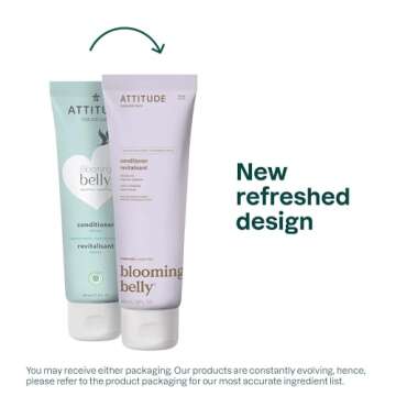 ATTITUDE Pregnancy Conditioner, Dermatologically Tested, Plant and Mineral-Based, Vegan Maternity Pr...
